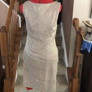 Dressbarn Gold Dress
